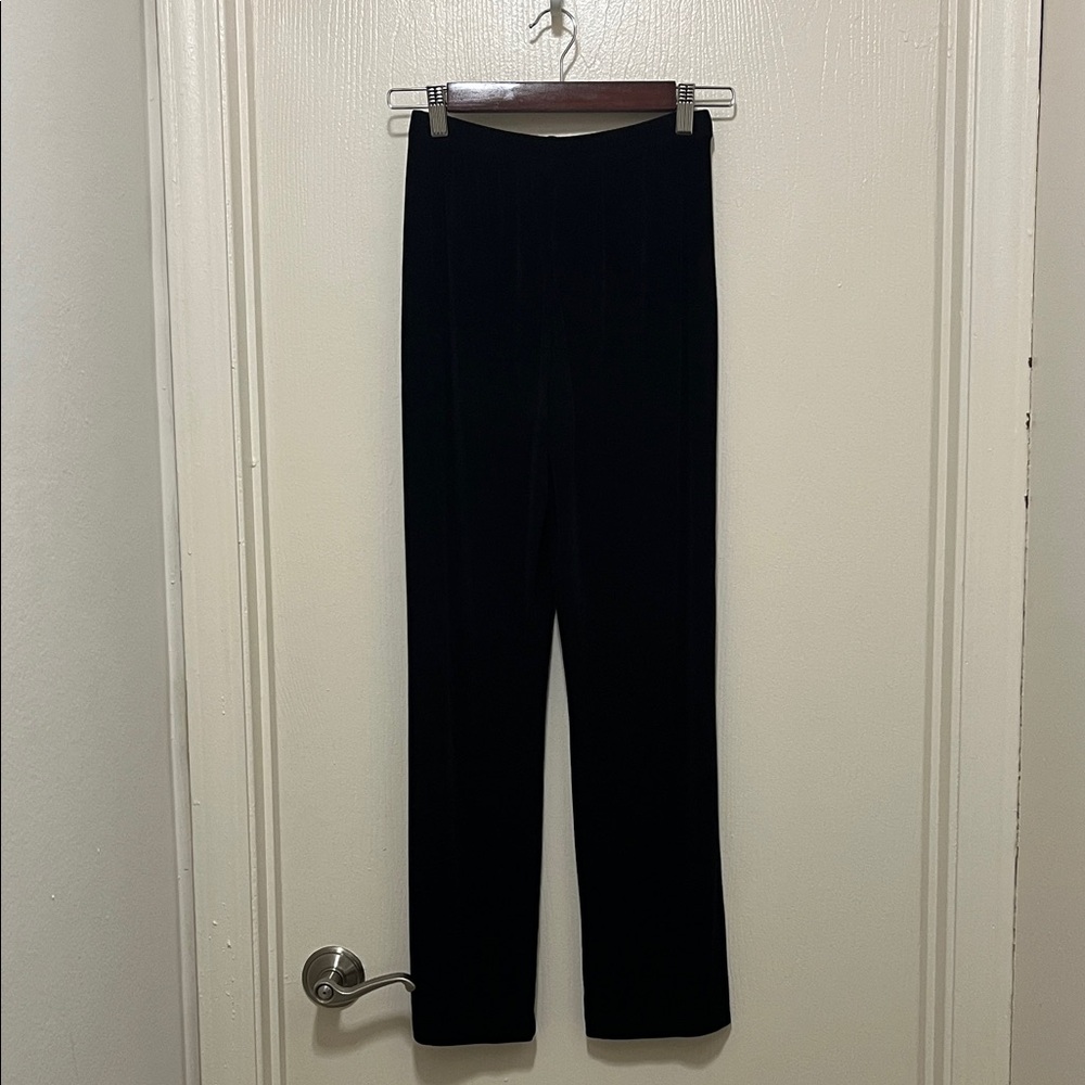 Chico's Classic Black Straight Leg Pants
